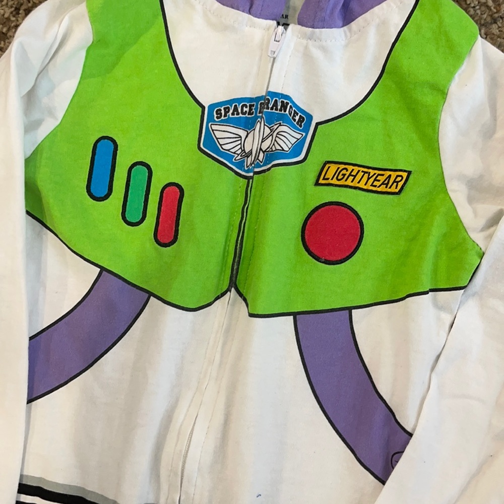 Buzz Lightyear zip up one piece.